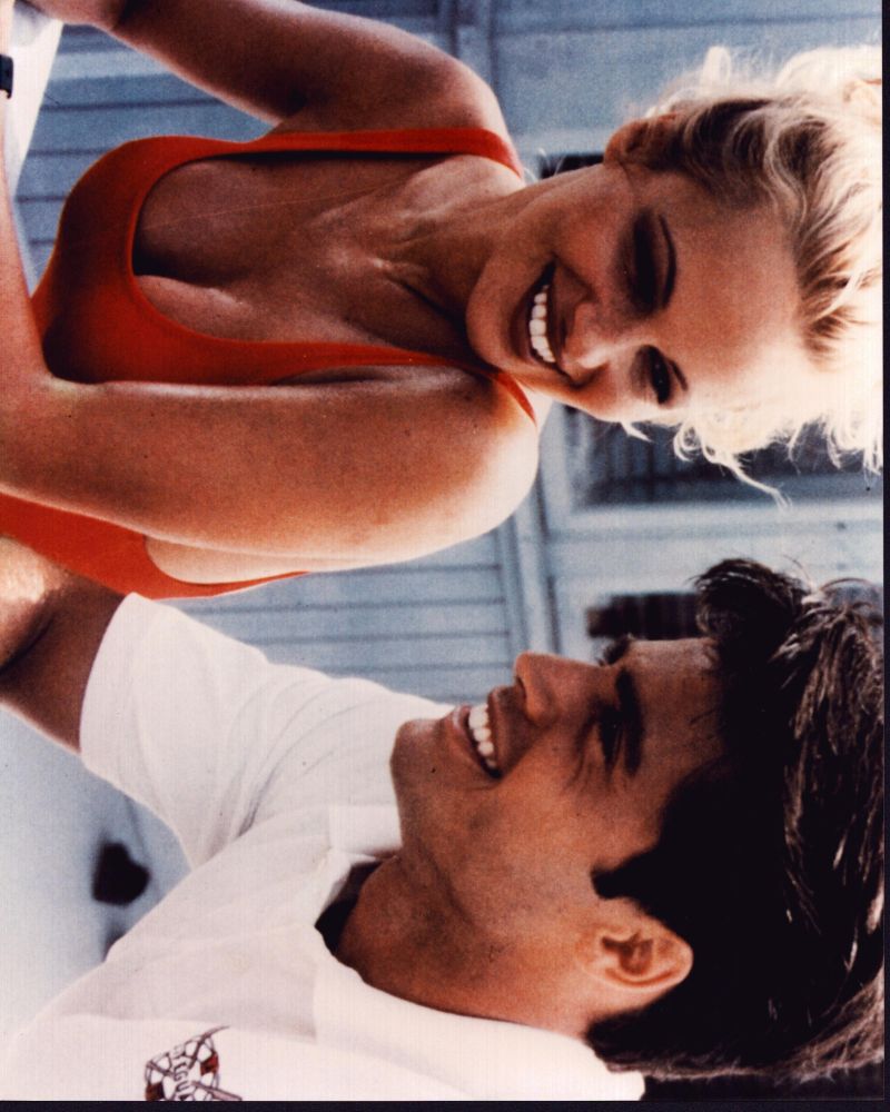 Pamela Anderson and David Charvet Baywatch Photo Print