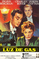 Gaslight movie masterprint poster featuring Joseph Cotten, Charles Boyer, and Ingrid Bergman, 1944.