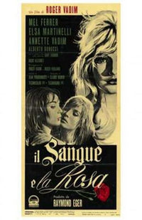 Blood and Roses Movie Poster 11x17 print showcasing vibrant design.