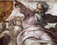 Michelangelo poster print showcasing classic art reproduction in 24x18 size.