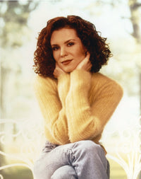 Robyn Lively portrait photo print in yellow sweater