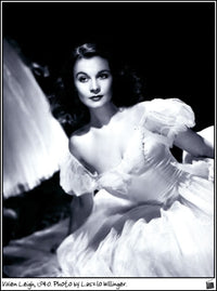 Vivien Leigh 1940 photo print by Laszlo Willinger.