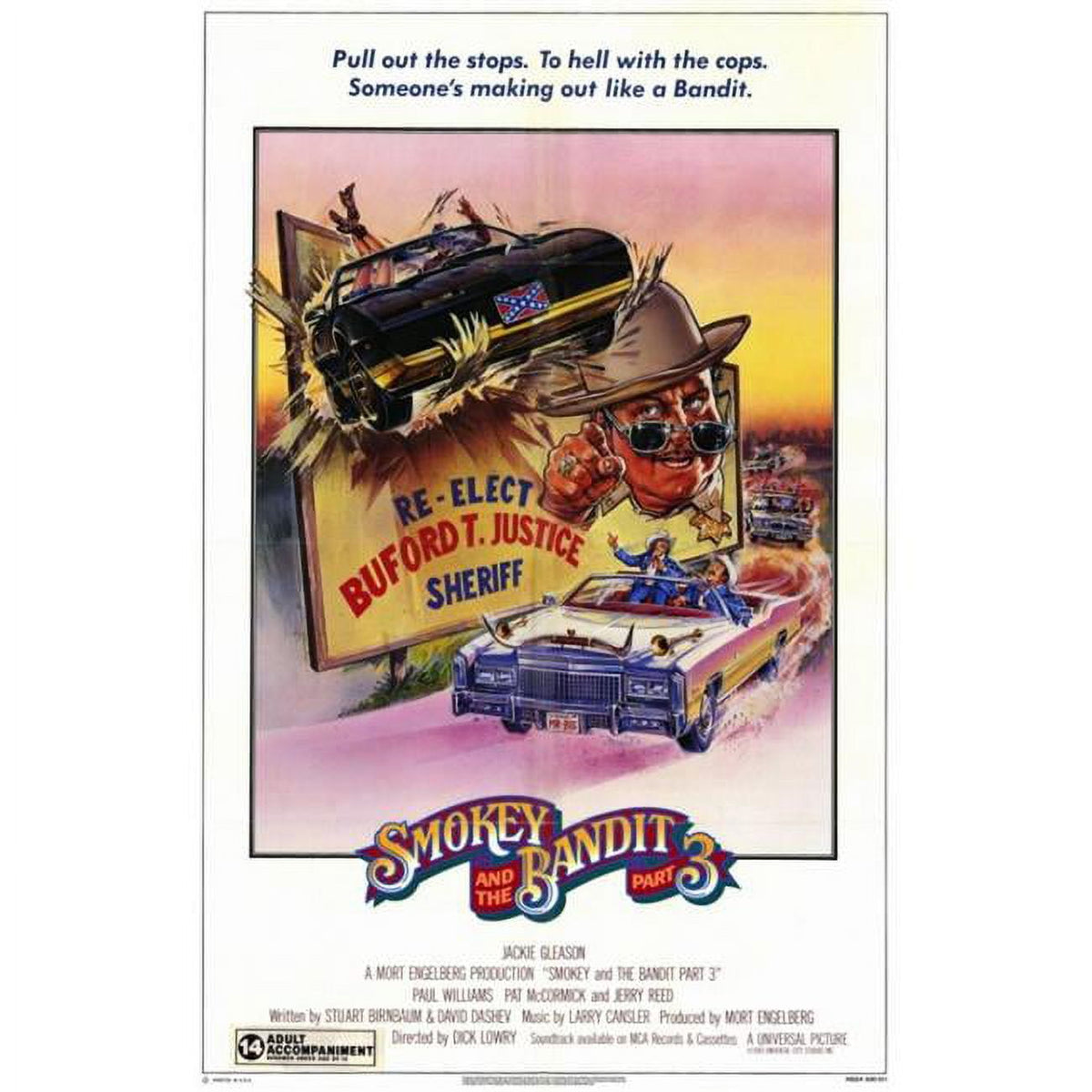 Smokey and the Bandit Part 3 Movie Poster 11x17