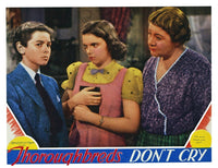 Thoroughbreds Don't Cry Still poster print featuring elegant horses.