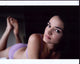 Jamie Bernadette photo print in purple bra and underwear