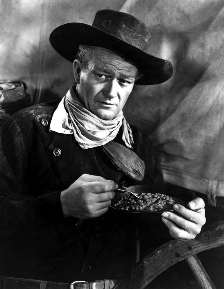 John Wayne in Red River photo print, capturing classic Hollywood charm.