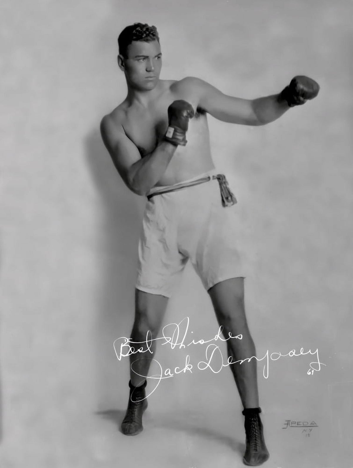 Jack Dempsey Portrait Photo Print, 8 x 10 or 16 x 20 sizes