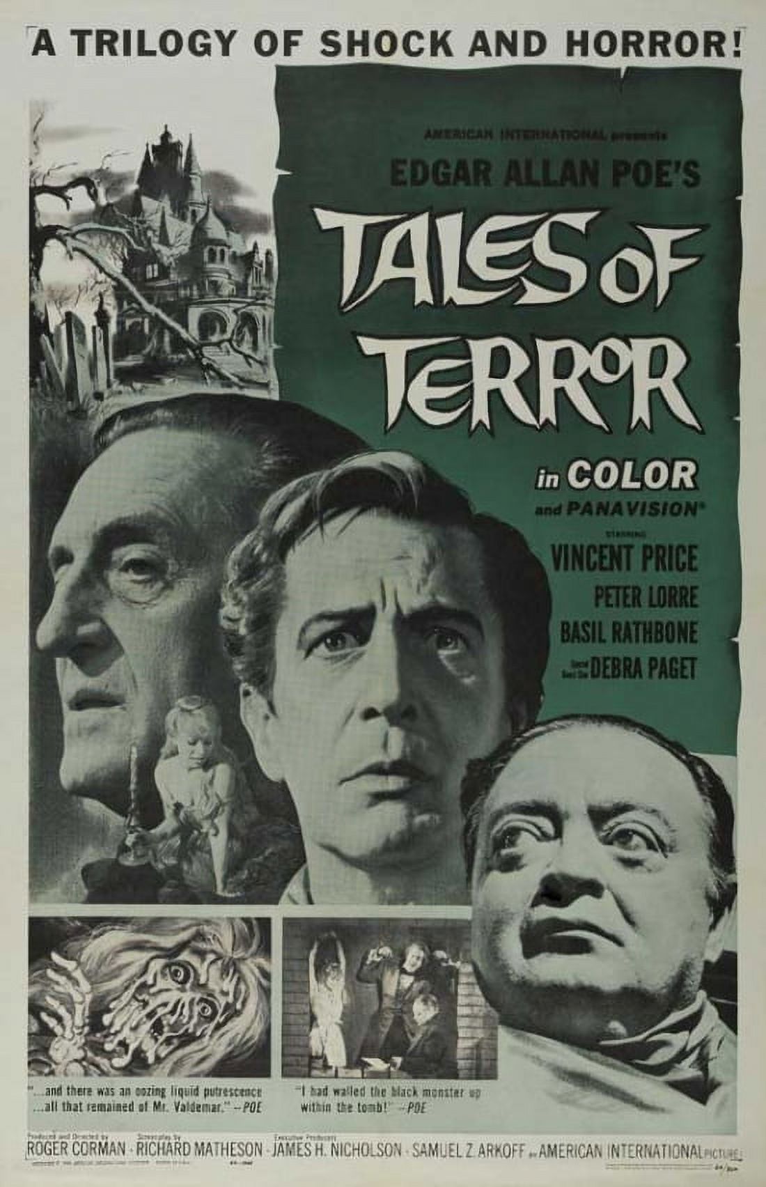 Tales of Terror Movie Poster 11x17 print, perfect for horror fans