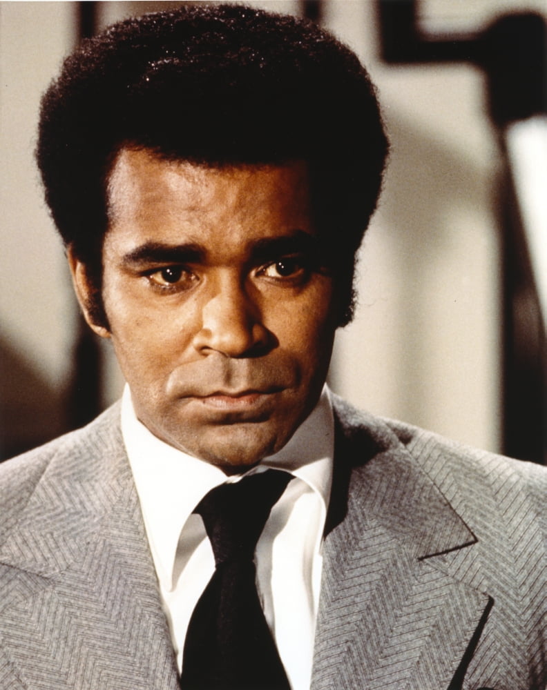 Greg Morris posed in tuxedo portrait photo print, available in multiple sizes.