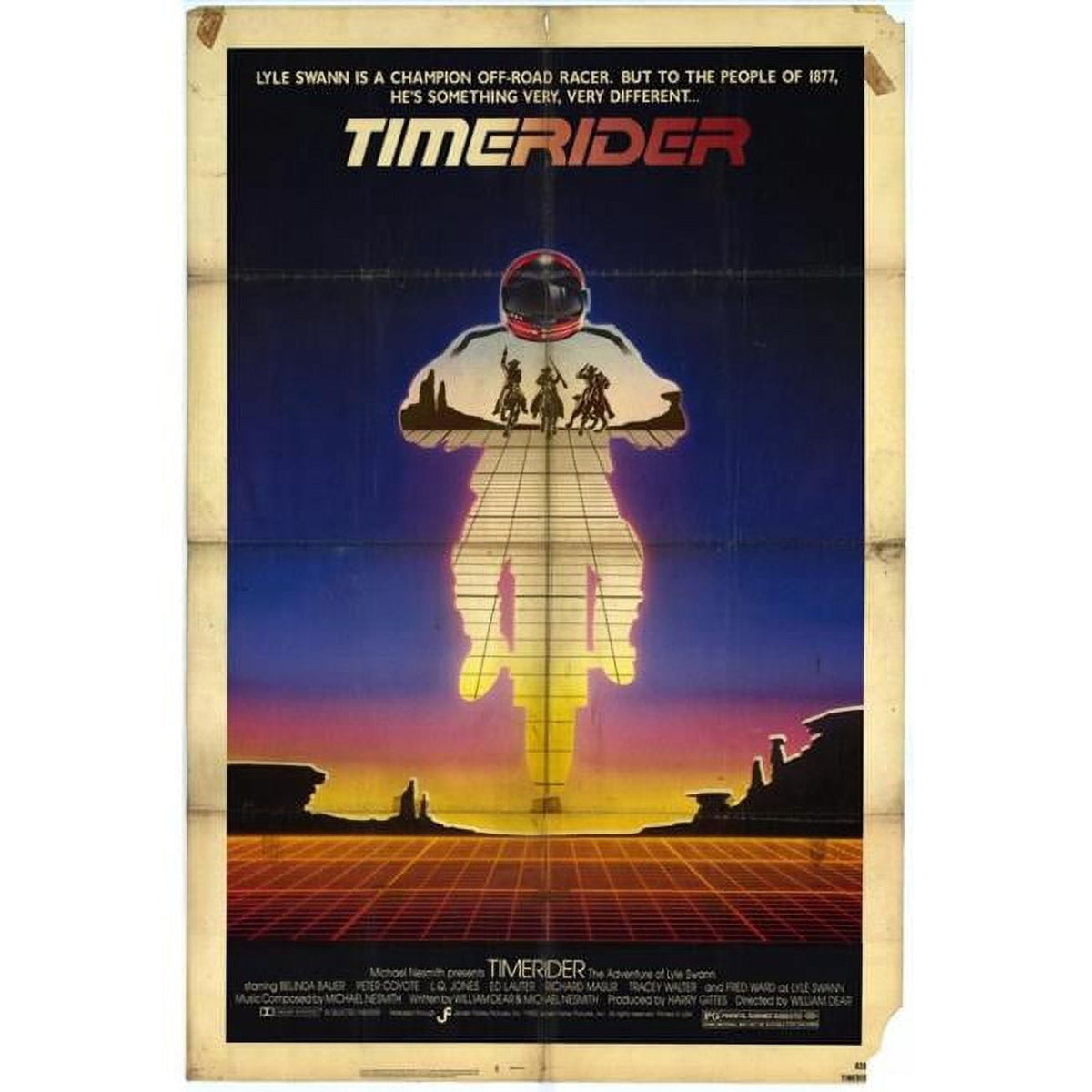 Timerider Movie Poster Print showcasing thrilling adventure, 27x40 inches.
