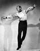 Fred Astaire dancing in black shoes photo print, iconic image.