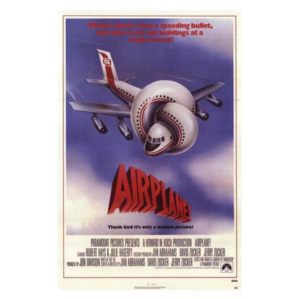 Airplane Movie Poster 11x17 - Classic Comedy Film Art