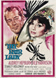My Fair Lady movie poster print featuring Rex Harrison and Audrey Hepburn