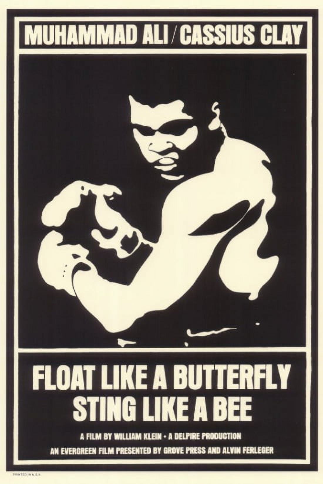 Float Like a Butterfly Sting Like a Bee Movie Poster 11x17