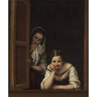 Two Women At A Window Poster Print - 18x24 and 24x30 options