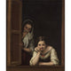 Two Women At A Window Poster Print - 18x24 and 24x30 options