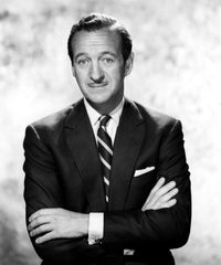 David Niven vintage photo print from the 1960s, 8x10 size.
