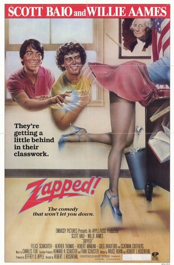 Zapped Movie Poster 11x17 Print displaying vibrant colors