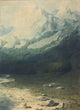 Alpine Landscape Poster Print by Joseph Mallord William Turner - beautiful mountain scenery artwork