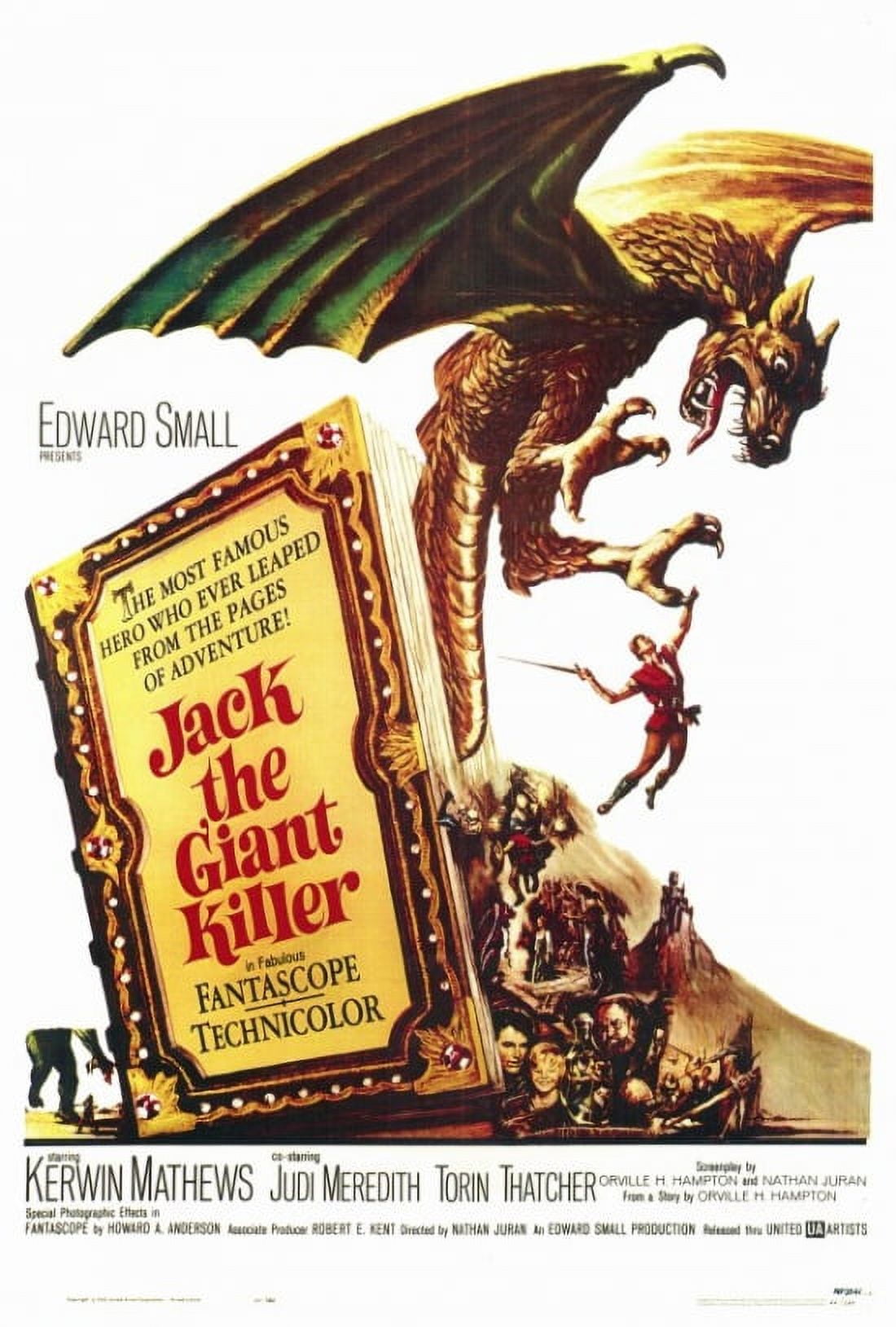 Jack the Giant Killer Movie Poster Print 27x40