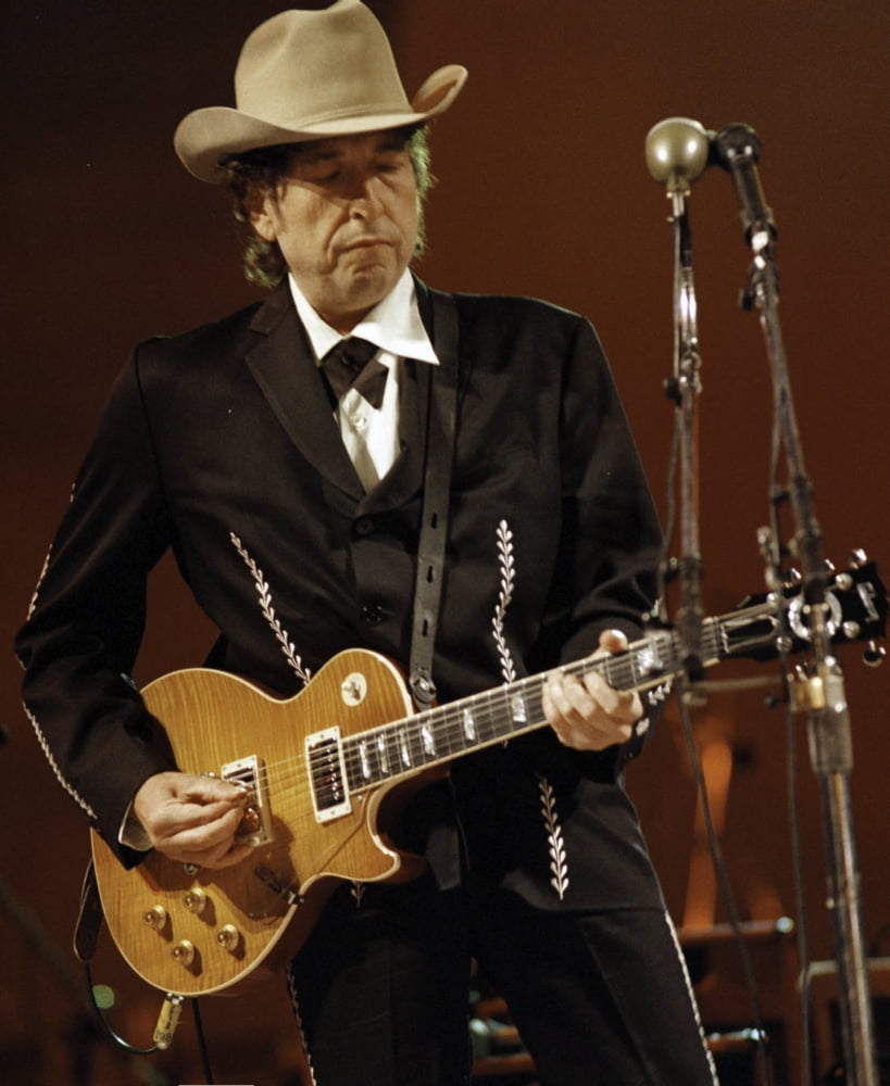 Bob Dylan performing at Congress Eucaristico photo print