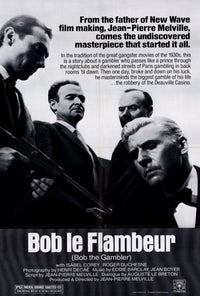 Bob le Flambeur movie poster print showcasing classic French film noir.