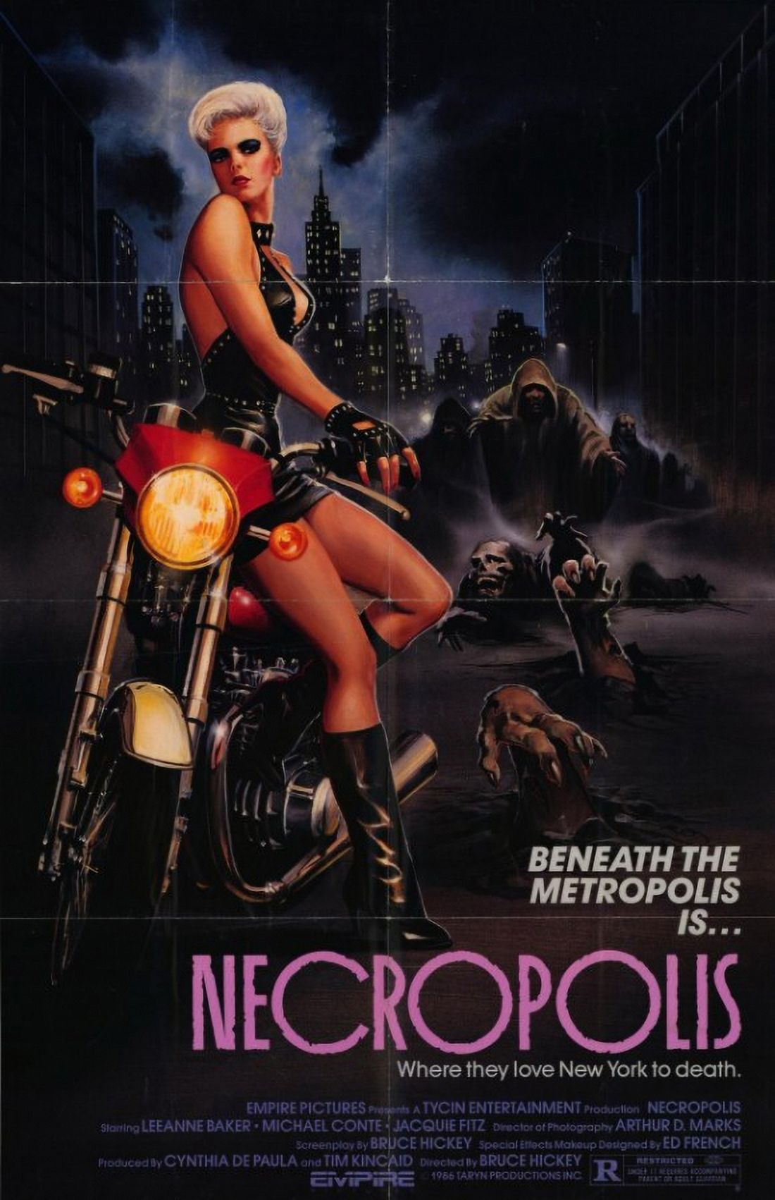 Necropolis movie poster 11x17 print for home decor.