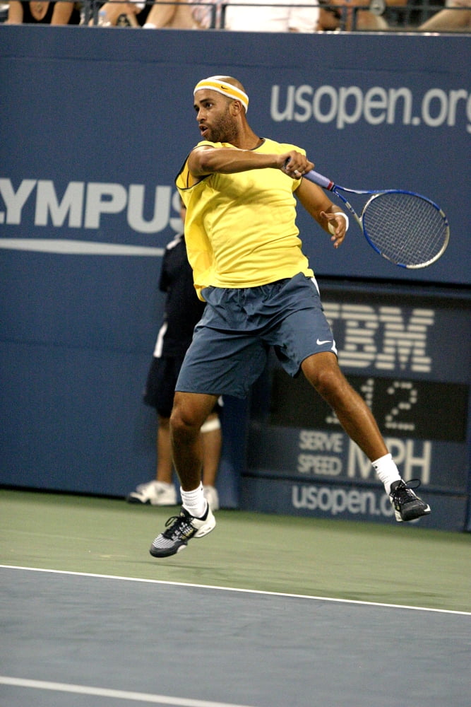 James Blake U.S. Open Tennis Tournament Print by Rob Rich, 8x10, 24x30