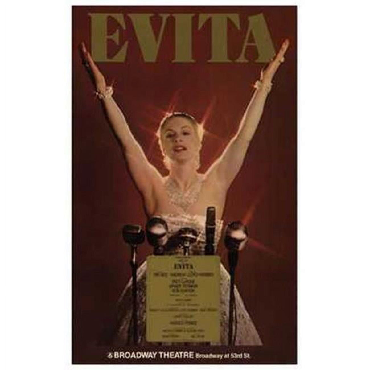 Evita Broadway Musical Movie Poster 11x17 Print
