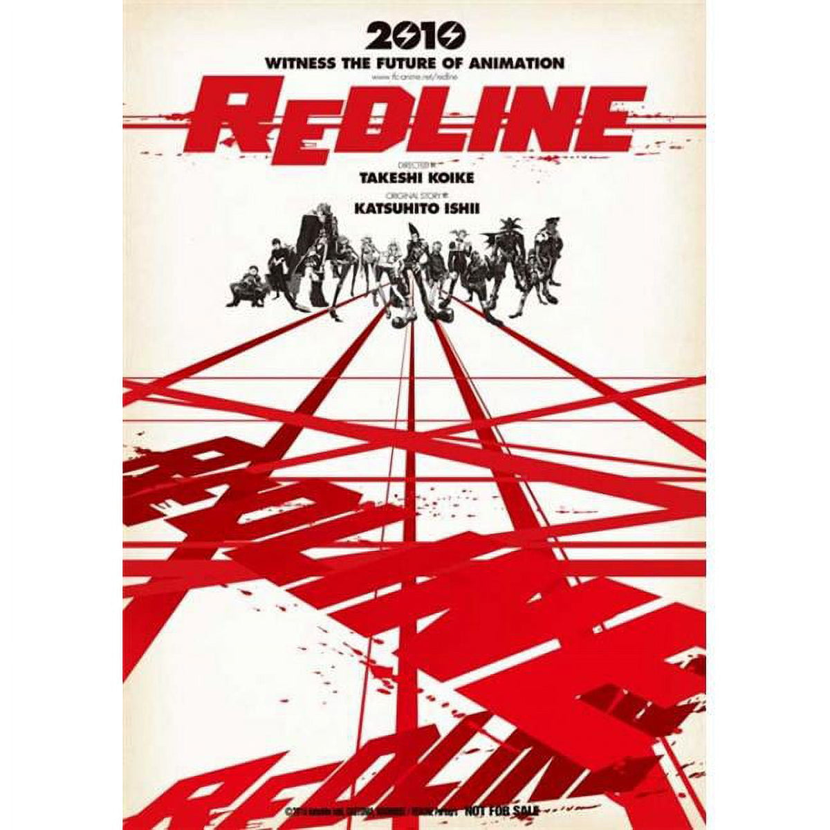 Redline Movie Poster 27x40 - Thrilling action film decor.