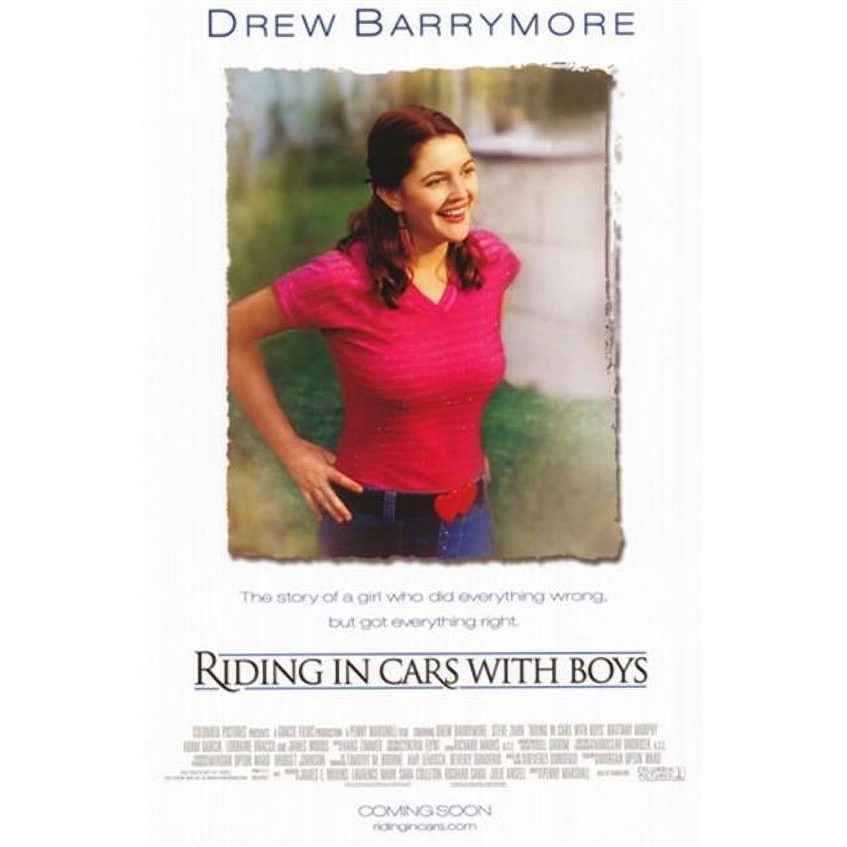 Riding in Cars With Boys Movie Poster - 11x17 print