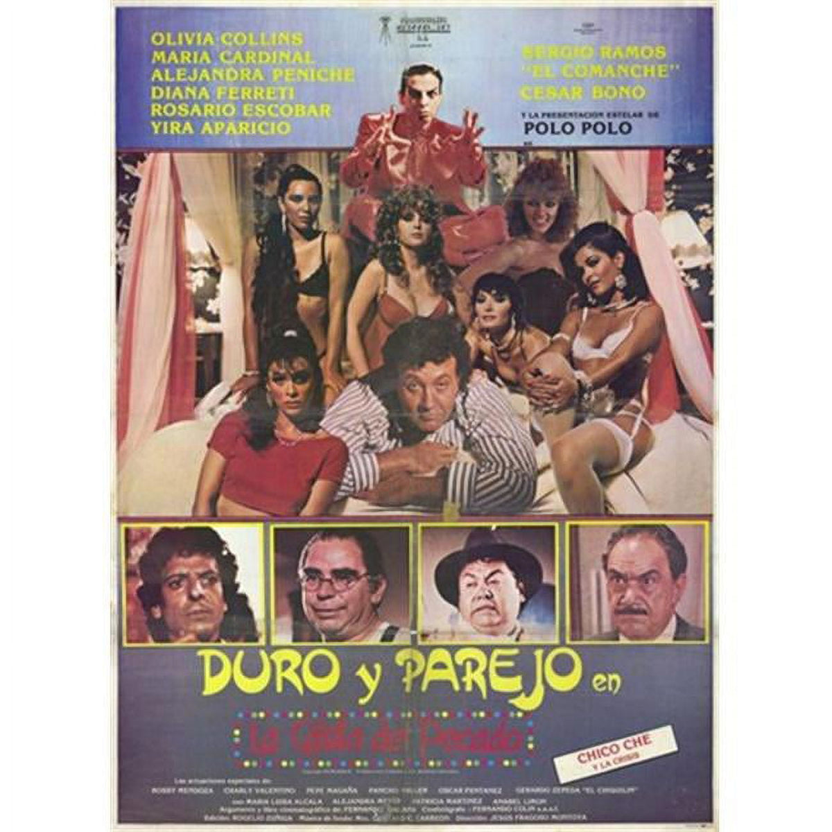 Duro y Parejo en la Casita de Pecado Movie Poster 11x17