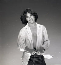 Dorothy Hamill Unbuttoned Shirt Photo Print - 8x10, 16x20, 24x30 sizes available.