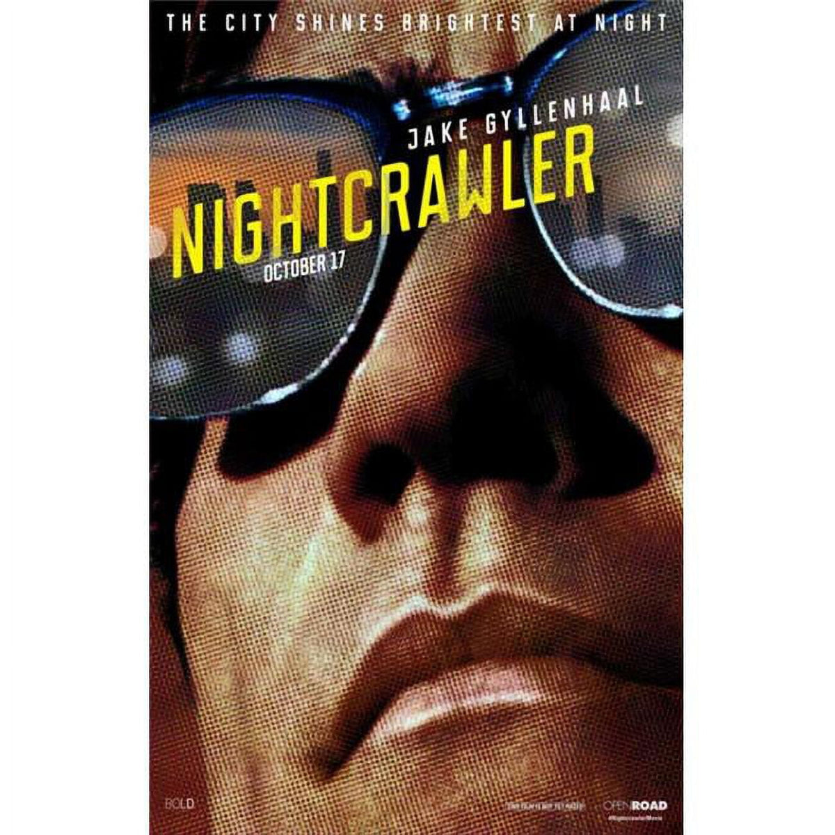 Nightcrawler movie poster print in 11x17 size.