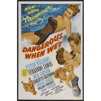 Dangerous When Wet movie poster 11x17 print