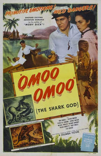 Omoo-Omoo the Shark God movie poster 11x17 print
