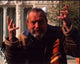 Terry Gilliam with hands up photo print artwork.