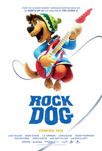 Rock Dog Movie Poster 11x17 Print featuring vibrant animation
