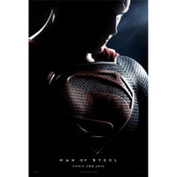Man of Steel Movie Poster Print 27x40 showcasing superhero imagery