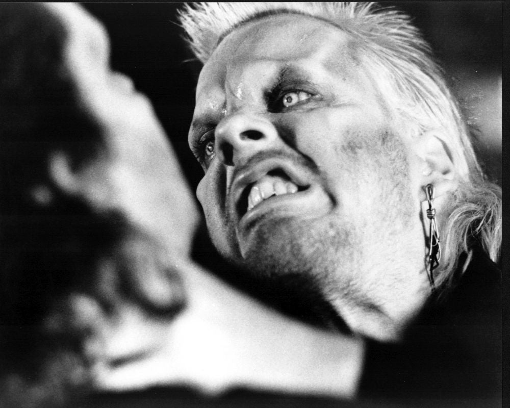 Black and white photo print of Jason Patric and Kiefer Sutherland in The Lost Boys.