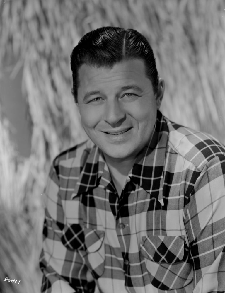Jack Carson wearing a plaid shirt photo print