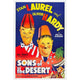 Sons of the Desert movie poster print featuring Stan Laurel and Oliver Hardy