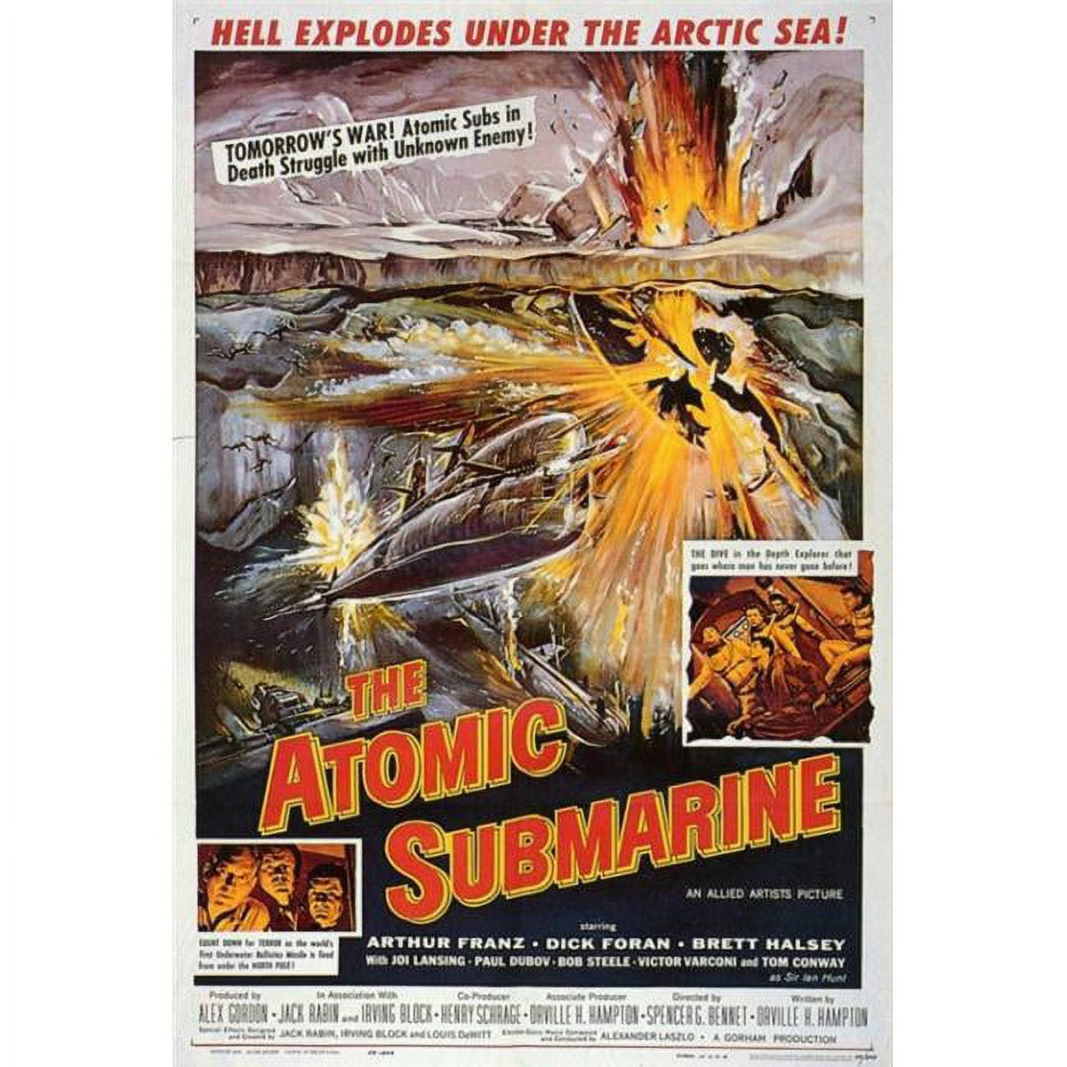 Atomic Submarine Movie Poster Print in 27x40 size.