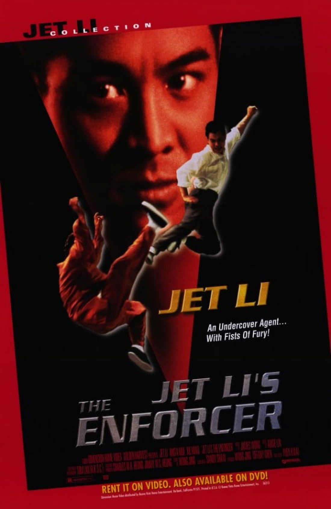 Jet Li The Enforcer Movie Poster 11x17 - action film art