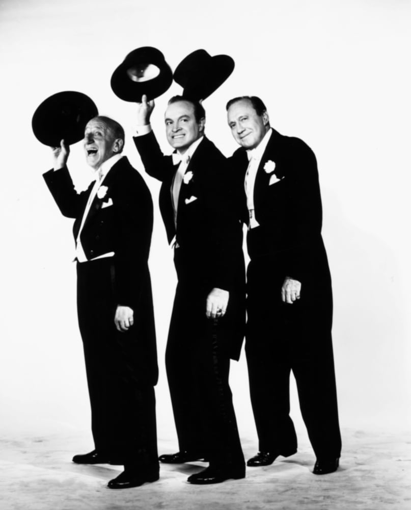 Beau James photo print featuring Jimmy Durante, Bob Hope, and Jack Benny from the 1957 film