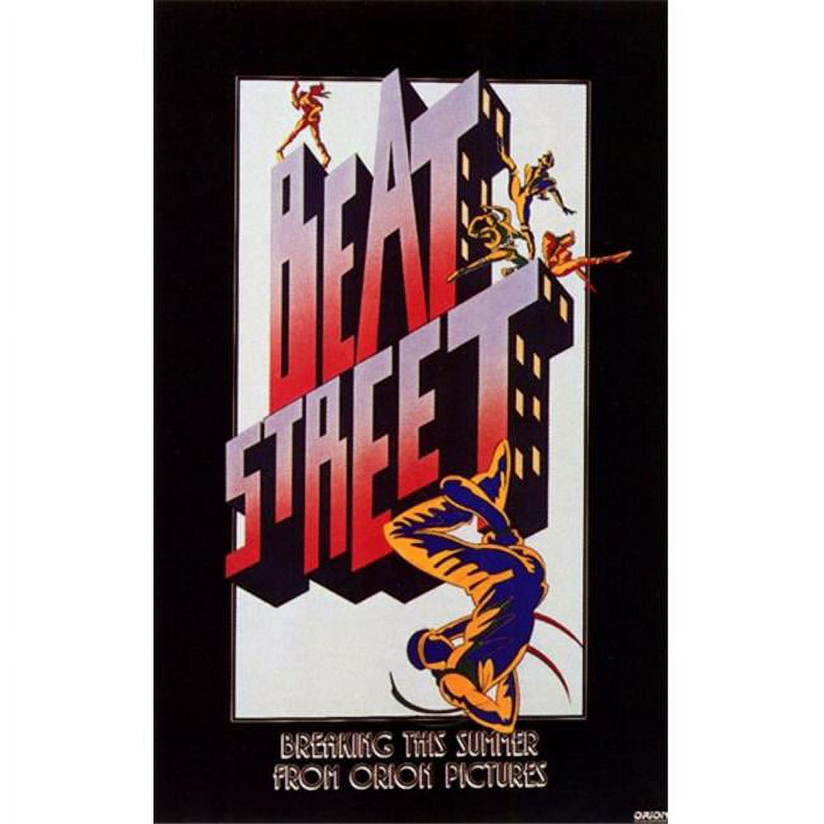 Beat Street Movie Poster 11x17 print showcasing hip-hop culture.