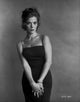 Natalie Wood posed elegantly in a black dress, photo print.