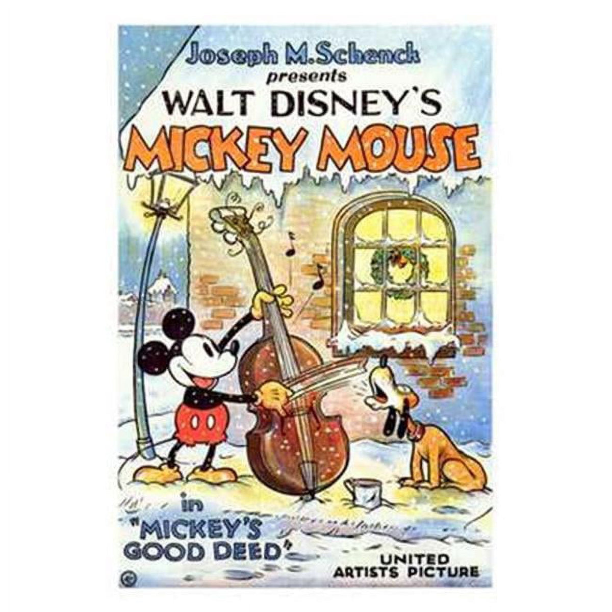 Mickey's Good Deed Movie Poster 11x17 print