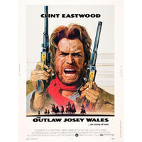 The Outlaw Josey Wales Movie Poster Print featuring Clint Eastwood