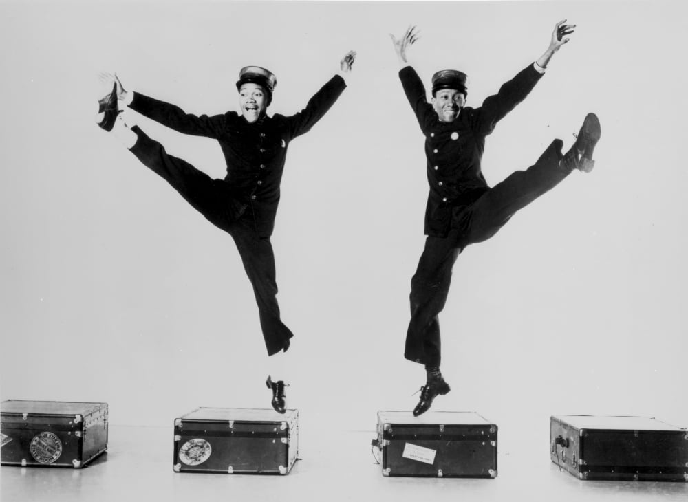 Nicholas Brothers classic dance performance photo print